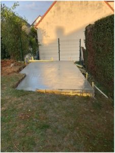 Maçonnerie  – Dalle de beton